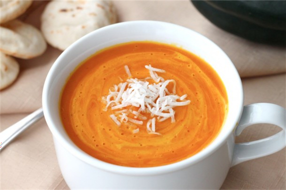 red curry squash soup