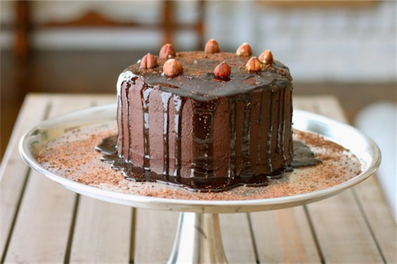 triple chocolate cake lenght